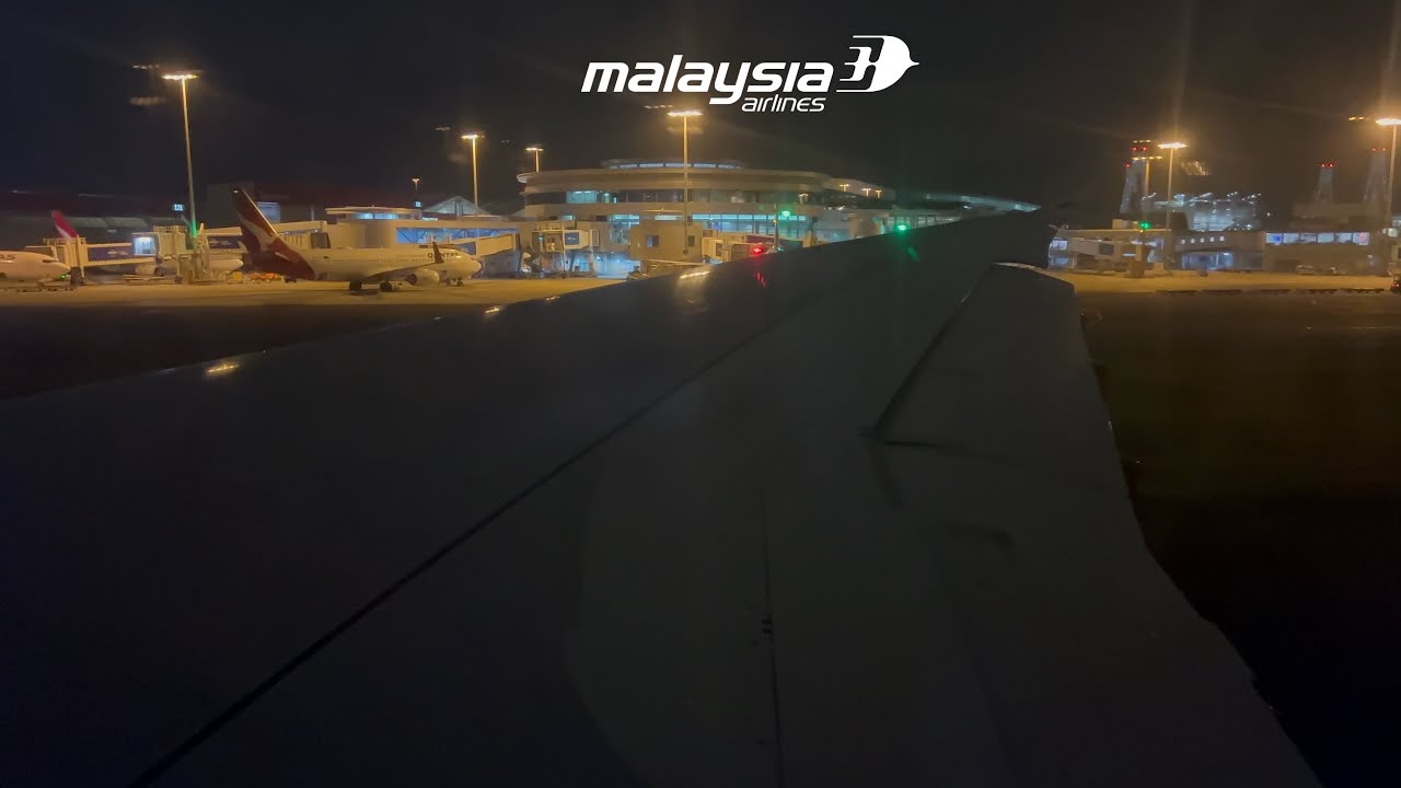 Malaysia Airlines A330NEO take off from Sydney