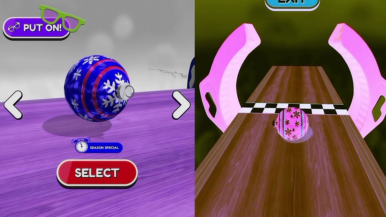 ⭕⚡Going Balls, SpeedRun Vs Reverse Video Gameplay Part 355
