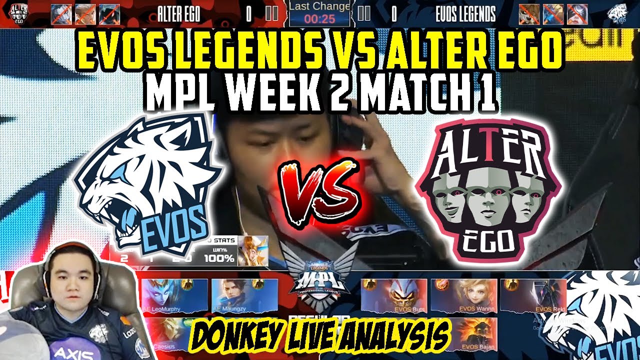 NOBAR EVOS VS AE MATCH 1! PERTARUNGAN MIDLANER TERBAIK HARITH WANNN / LING CELIBOY???