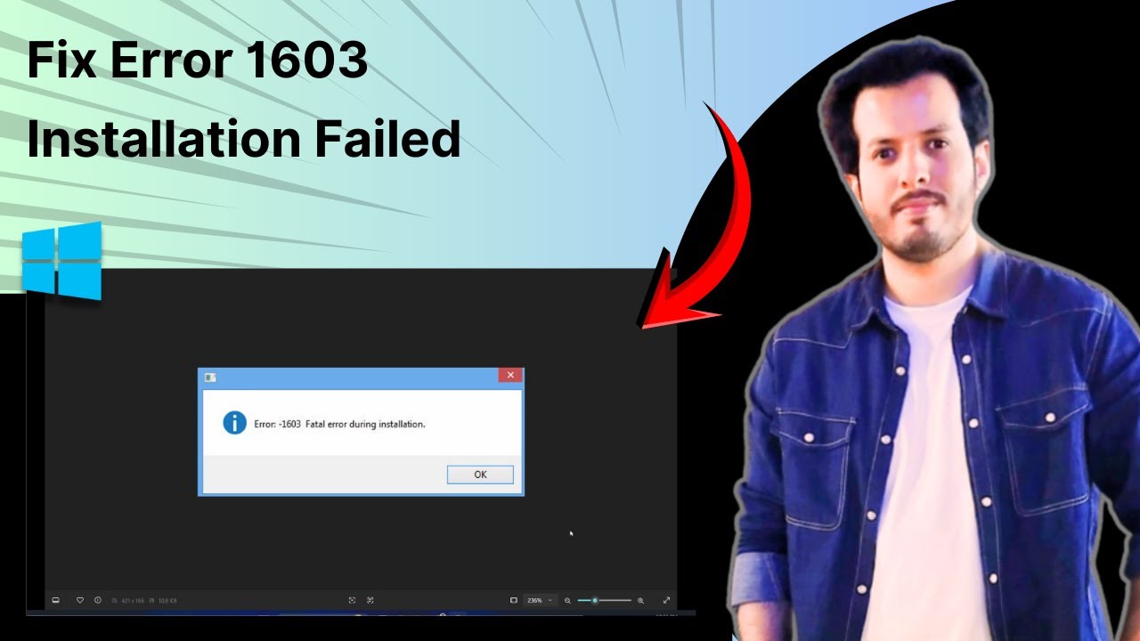 Как исправить ошибку 1603 Fatal Error во время установки в Windows 10. Пошаговое полное руководство