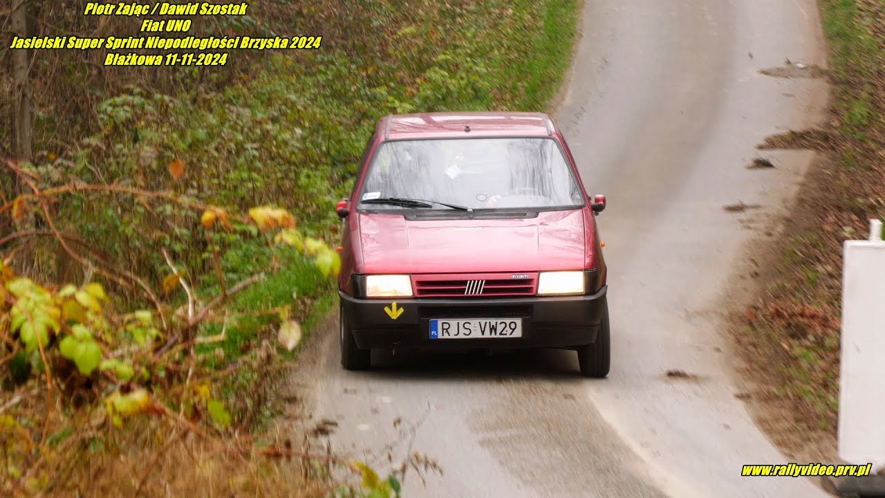 Piotr Zając / Dawid Szostak -Fiat UNO- Jasielski Super Sprint Niepodległości Brzyska 2024