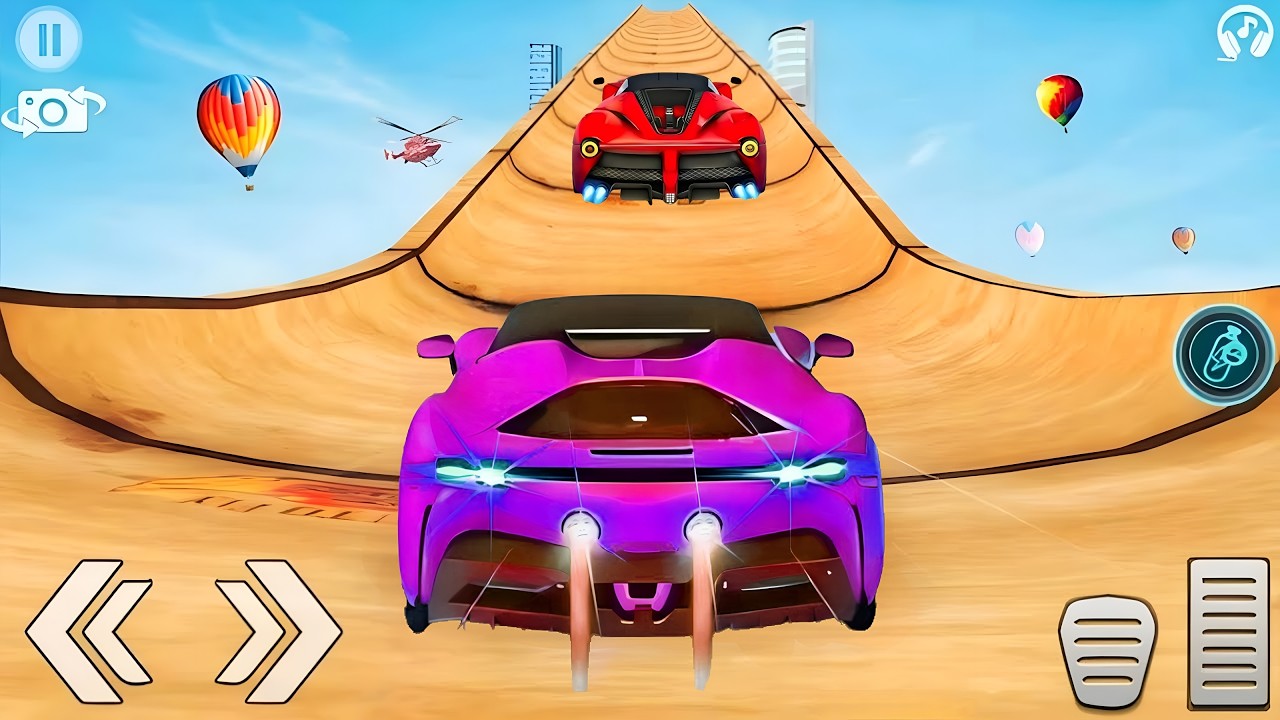 Impossible Car Stunt Tracks 3D | Android Games Car Stunts