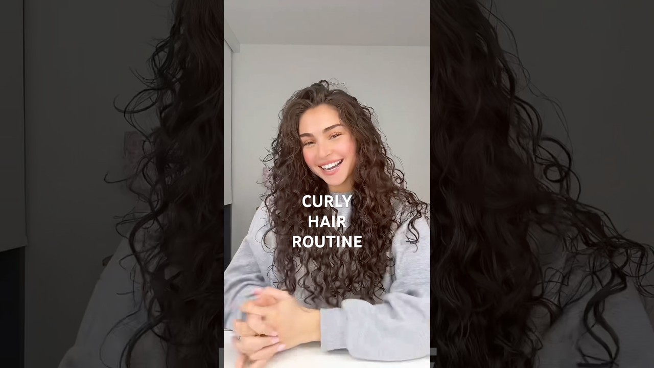 my curly hair routine🤍🤌🏻  ALL products are in myBI0 in &ldquo;CURLY HAIR ROUTINE&rdquo;✨ #curlyhair #curly