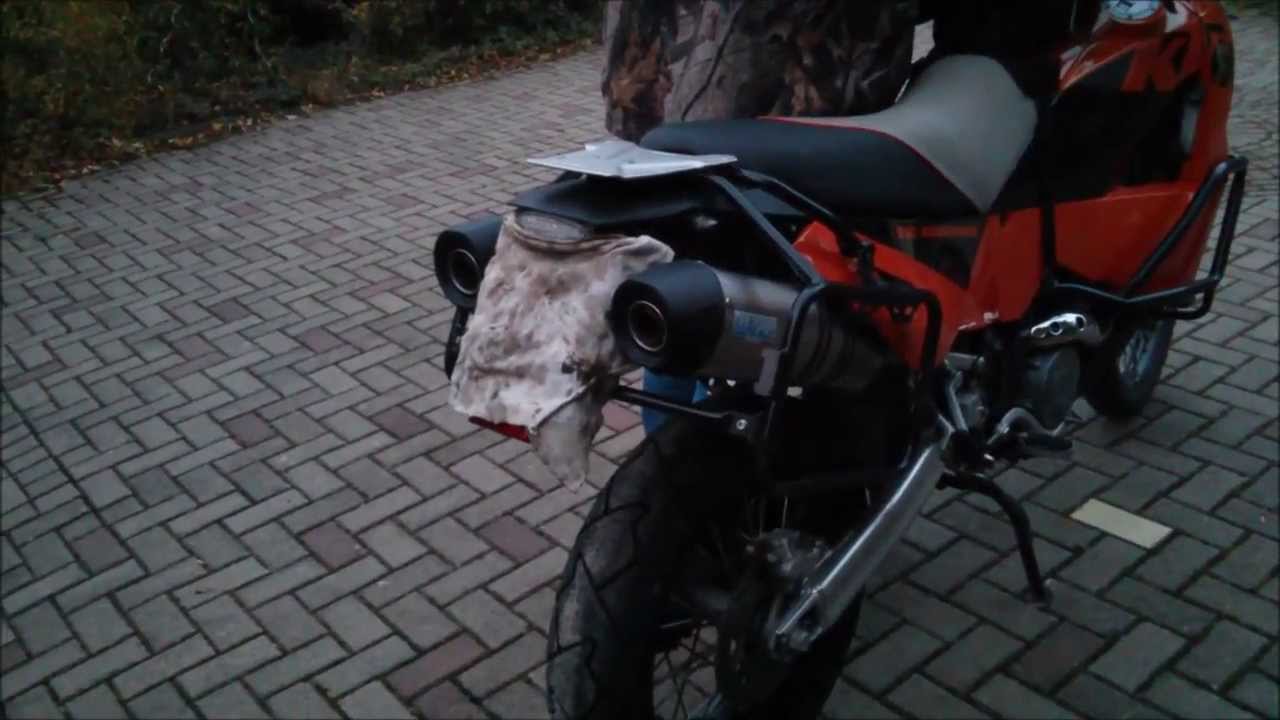 KTM 950 Adventure Leo Vince Soundcheck | With & without Db-Killer