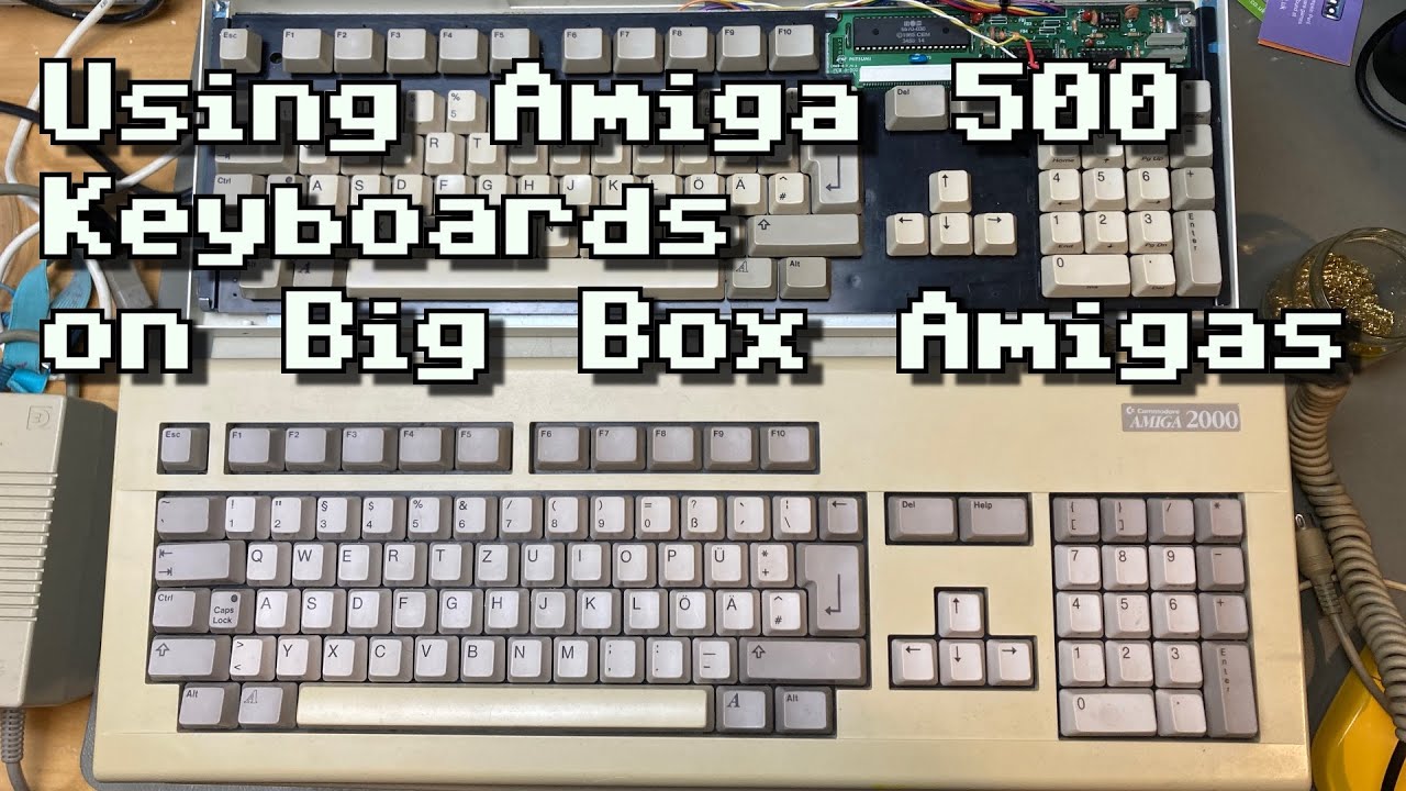 Using Amiga 500 Keyboards with Big Box Amigas