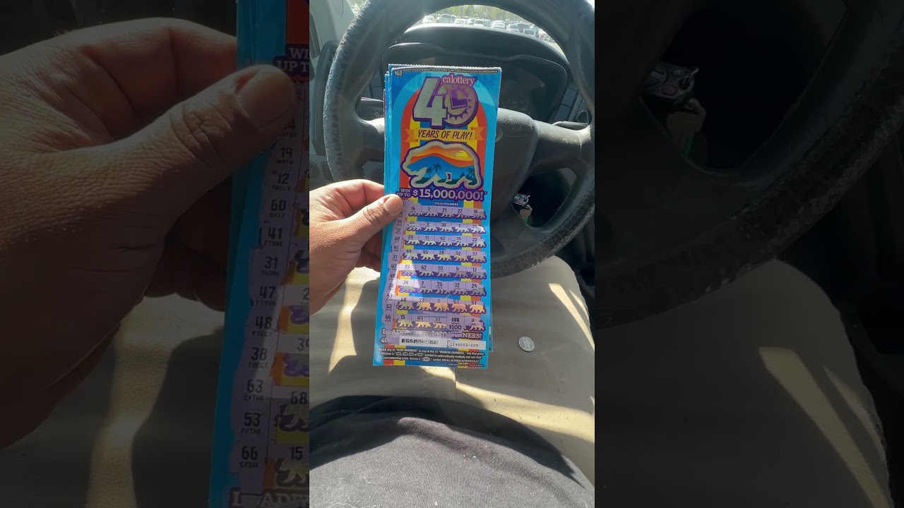 Finally‼️‼️ Big winner 40 years of play California scratchers big winner the best I&rsquo;ve done