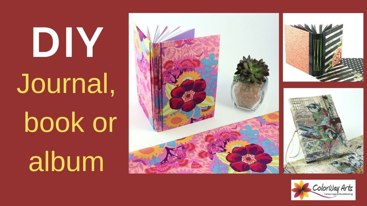 DIY fabric journal, book or album.