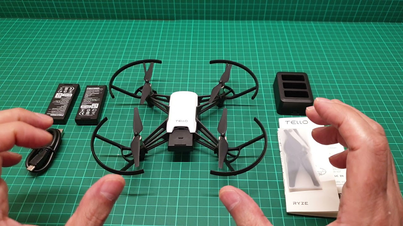 dji Ryze tello boost combo drone unboxing