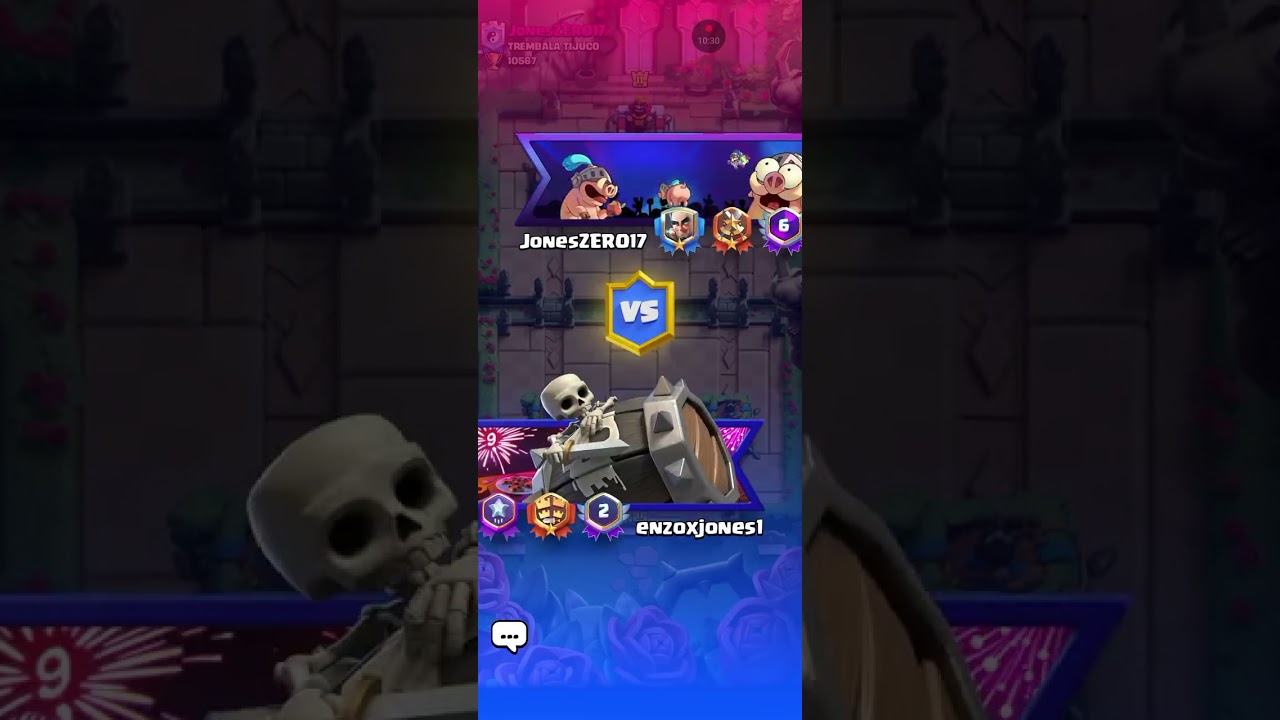 Batalhei com meu amigo no clash royale e quem ganha a batalha 