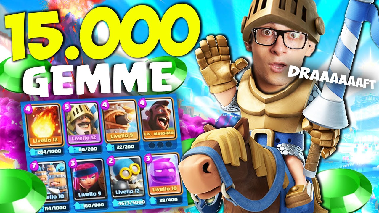 15.000 GEMME PER IL RITORNO DEL DRAFT LEGGENDARIO SU CLASH ROYALE !!