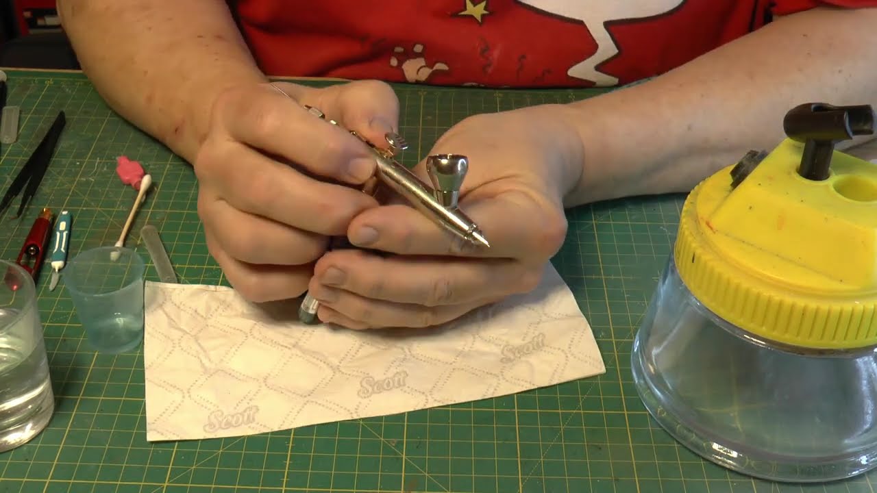 Airbrush Reinigung Infinity/Iwata