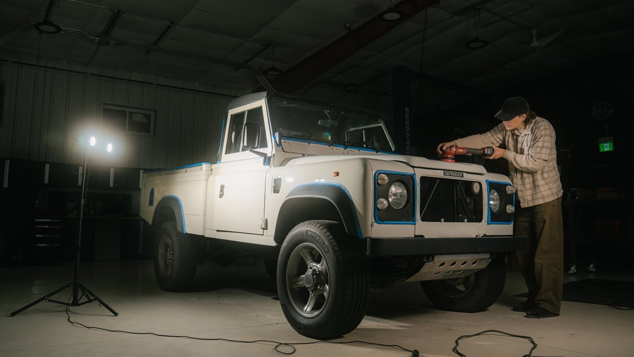 Мокрая шлифовка и полировка каждого дюйма Land Rover Defender!