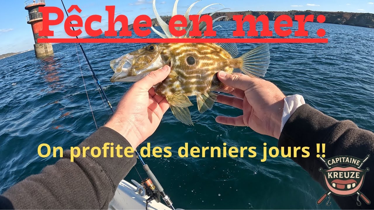 PÊCHE EN MER : On profite des derniers jours.