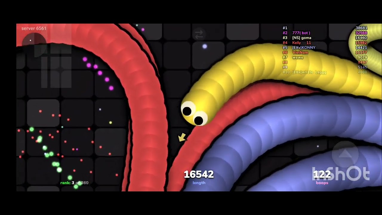 【slither.io】囲ませ囲みだけ#slitherio #スリザリオ囲ま #スリザリオスマホ #EXvの日常