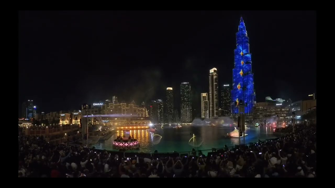 Dubai Burj Khalifa Show am 1.1.2026