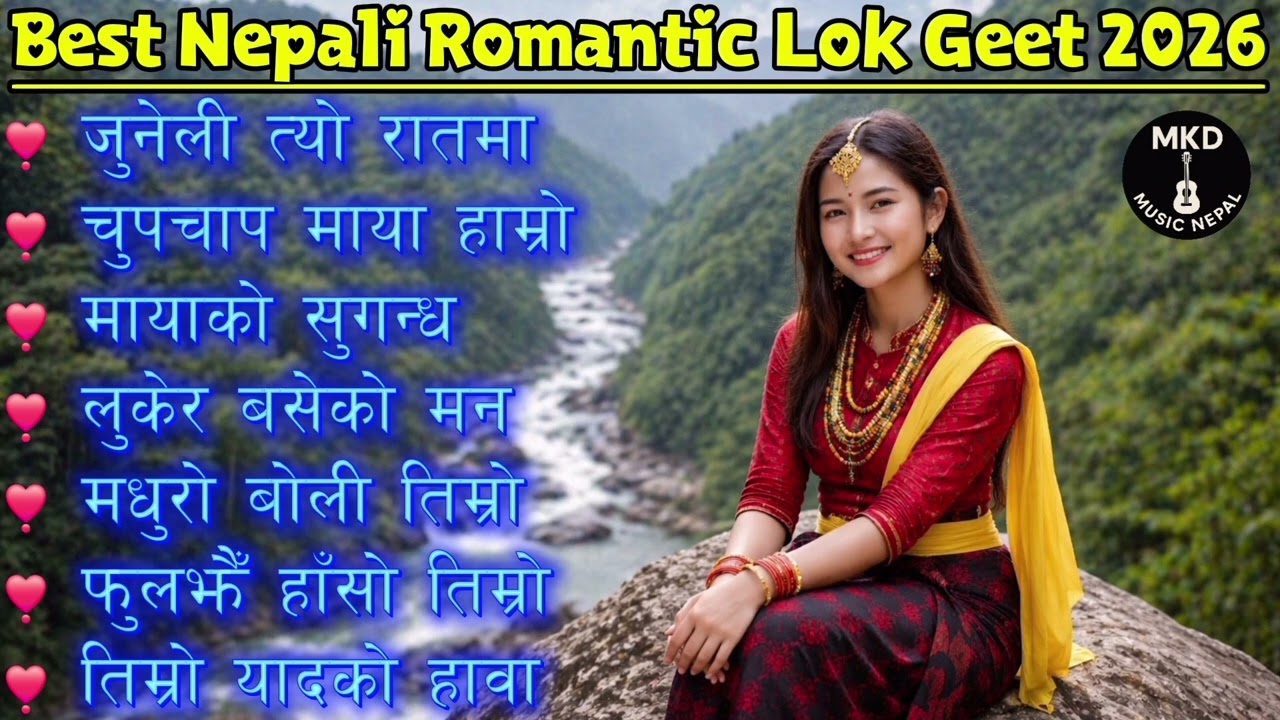 Best Nepali Folk Songs | Nepali Romantic Lok Geet Collection | MKD Music Nepal 