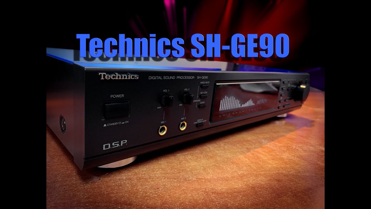 Technics SH-GE90 Digital Graphic Equalizer with Digital Sound Processor