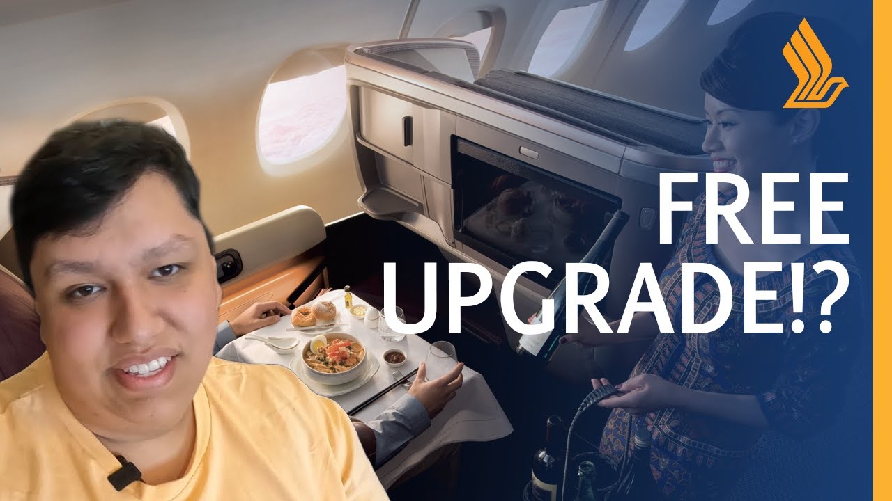 I got a FREE Business Class Upgrade on Singapore Airlines