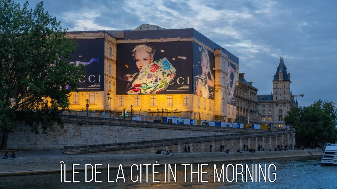 [8K Paris] Île de la Cité in the Morning