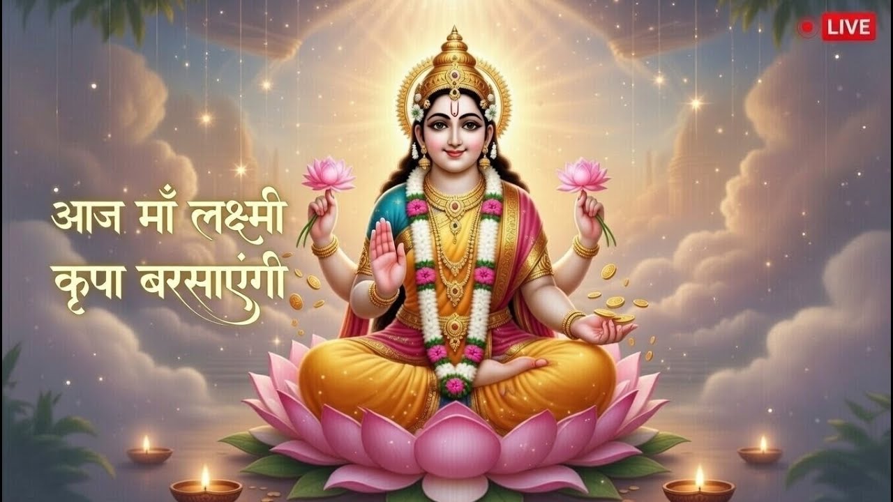 LIVE | Aaj Maa Lakshmi Kripa Barsayengi | Shukravaar Special Bhakti Geet & Mantra
