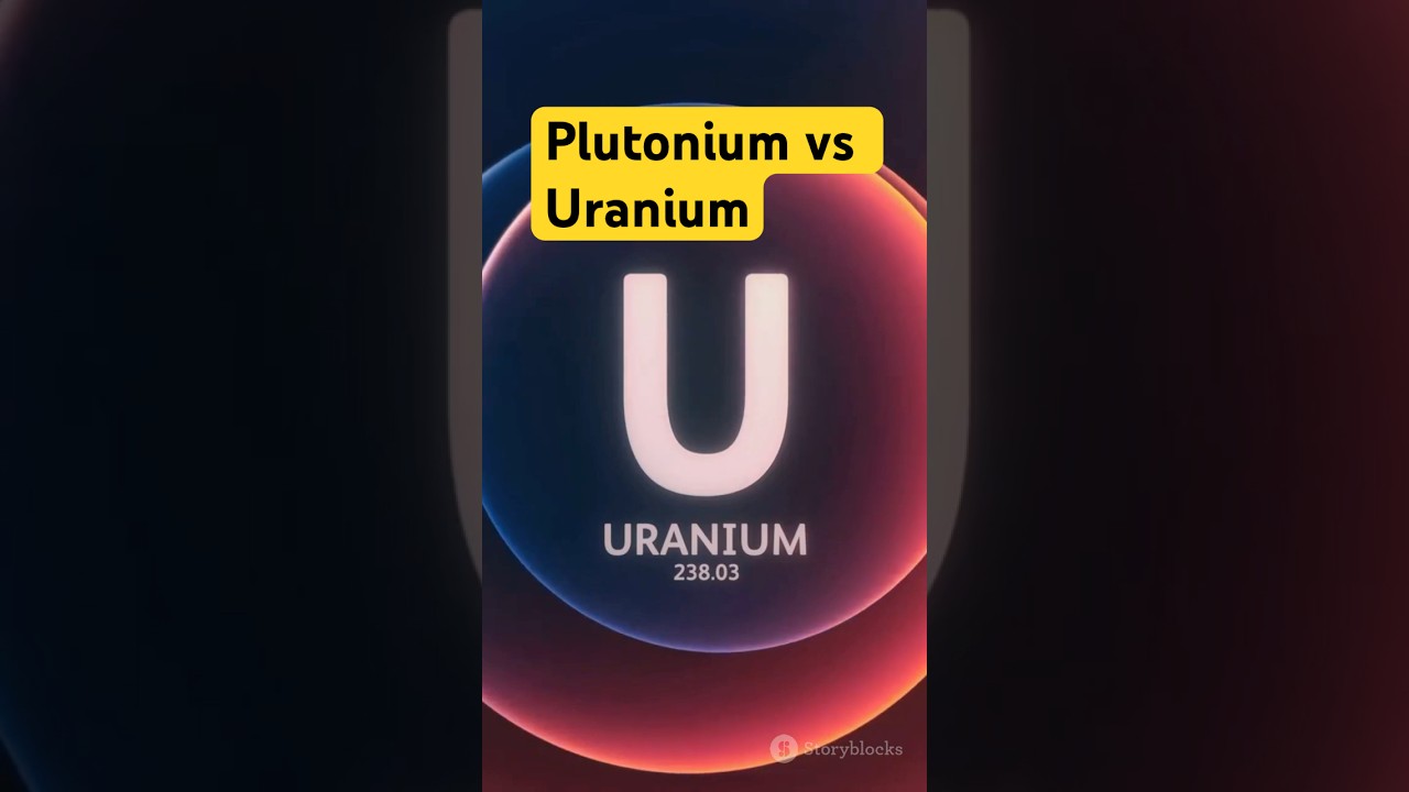 Plutonium vs Uranium  The 60 Second Show #plutonium #uranium #nuclearwar #nuclearbombs