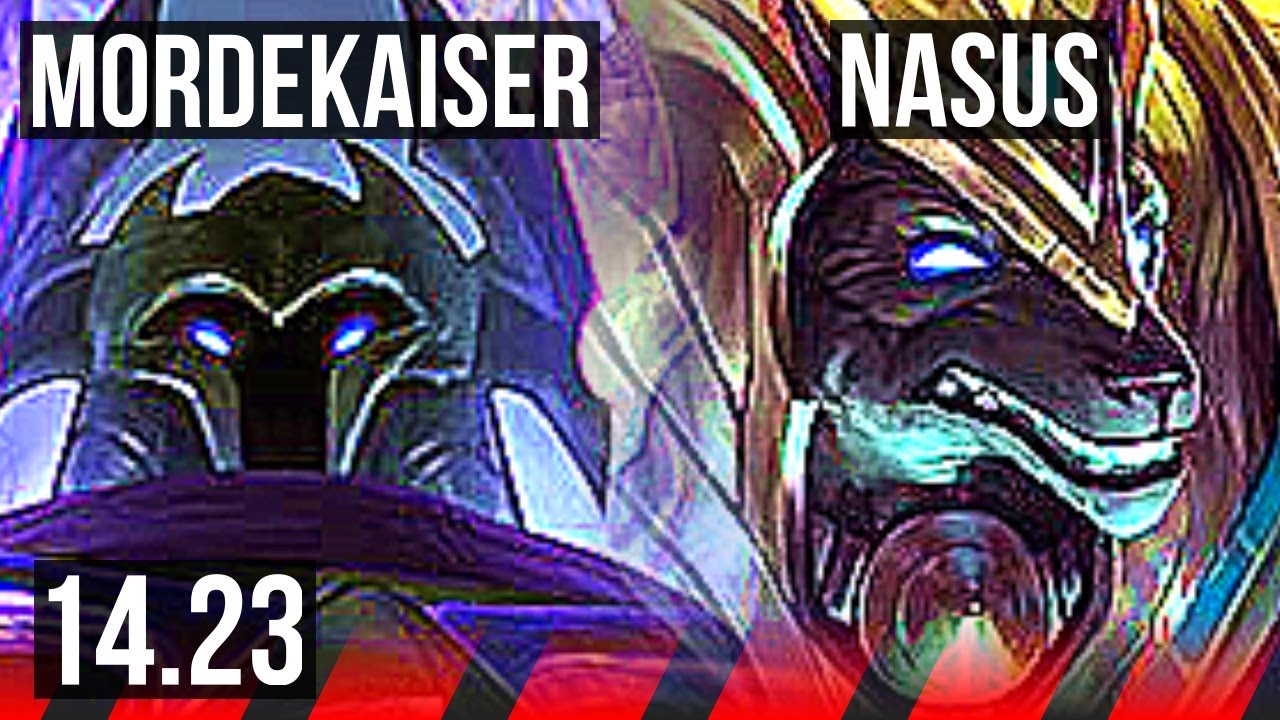 MORDEKAISER vs NASUS (TOP) | Legendary | KR Diamond | 14.23