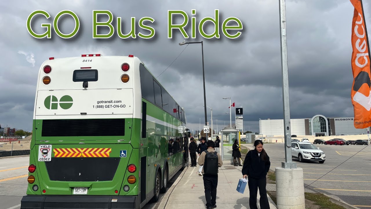 Toronto GO Commuter Bus Ride on Route 92 - Yorkdale to Scarborough Centre Terminal 10/11/2025