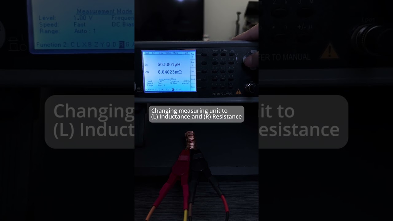 0.1% Precision Level  LCR Meter