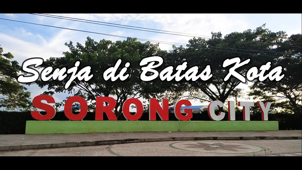Senja di Batas Kota Sorong
