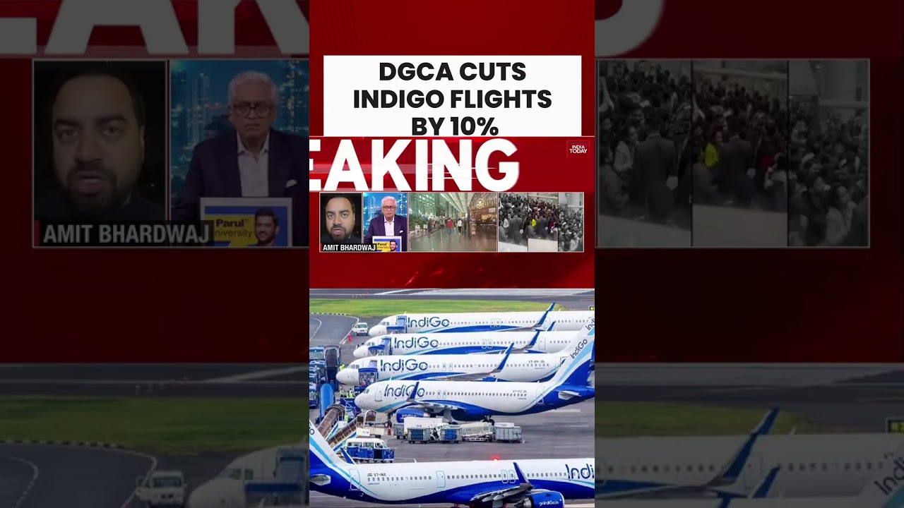 DGCA Cuts Indigo Flights by 10%: Rajdeep Sardesai & Amit Bhardwaj on Aviation Crisis