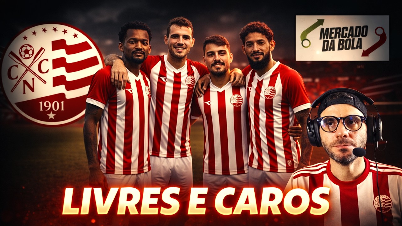 Jogadores dispon&iacute;veis no mercado ideais para o N&aacute;utico, por&eacute;m caros.