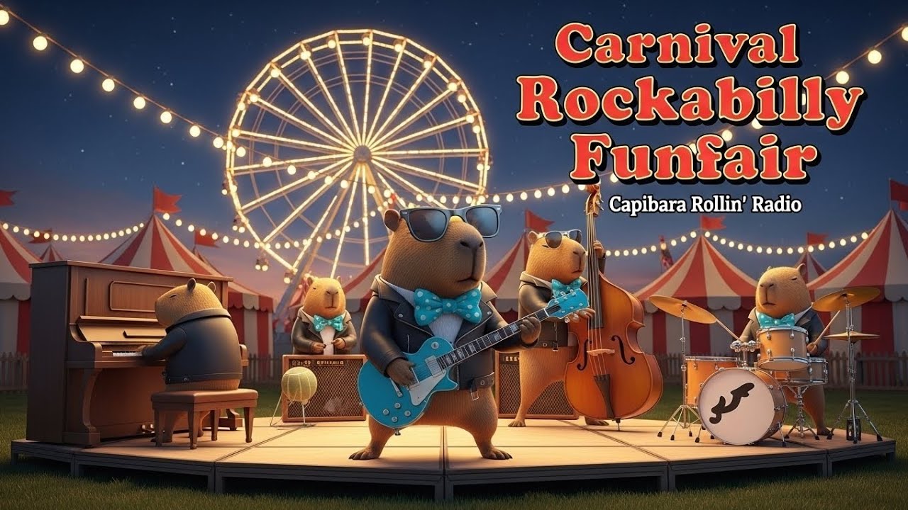 Carnival Rockabilly Funfair – 1950s Rock & Roll Instrumental (1 Hour, No Vocals)