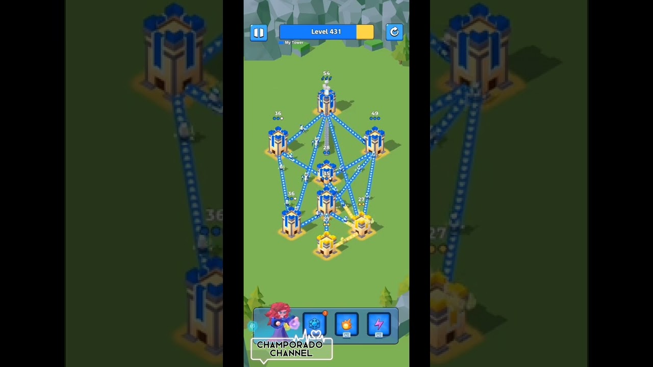 Gameplay CONQUER THE TOWER : Takeover Level 431 & Level 432, Strategy Game, GameLord 3D Android Game