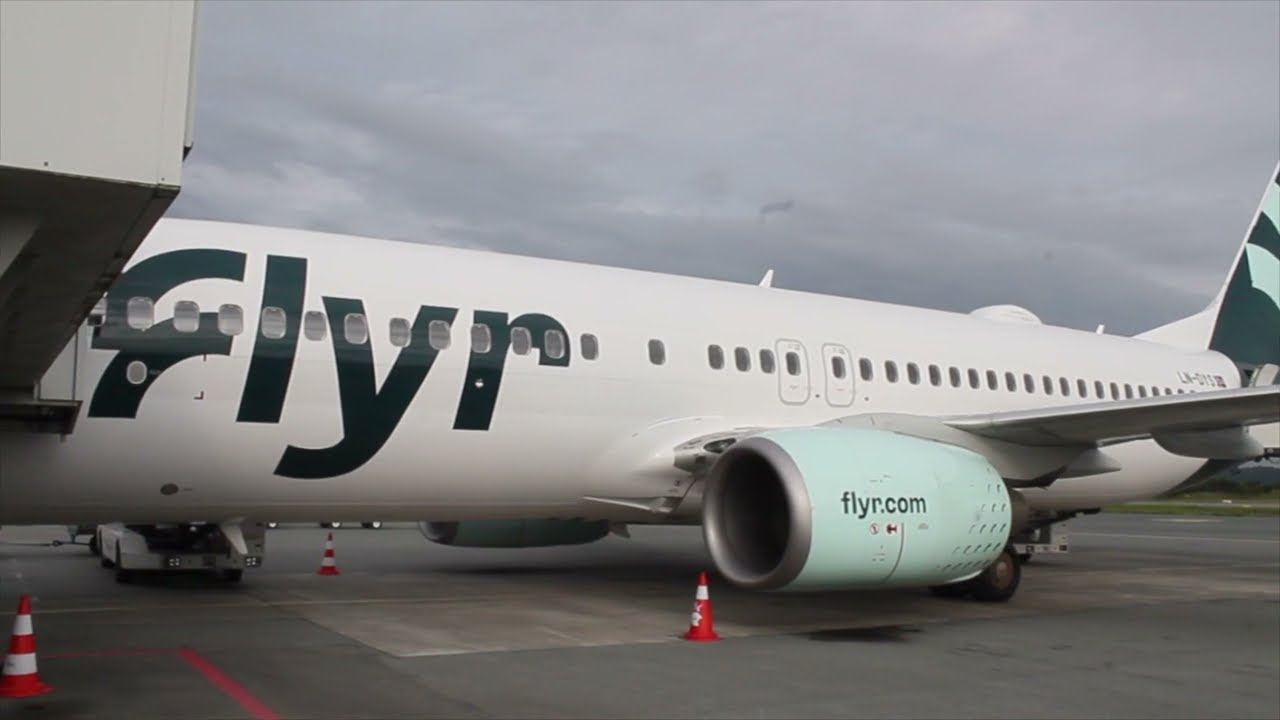 Flyr 737-800 | Oslo - Trondheim | Safety | Takeoff | Inflight | Landing