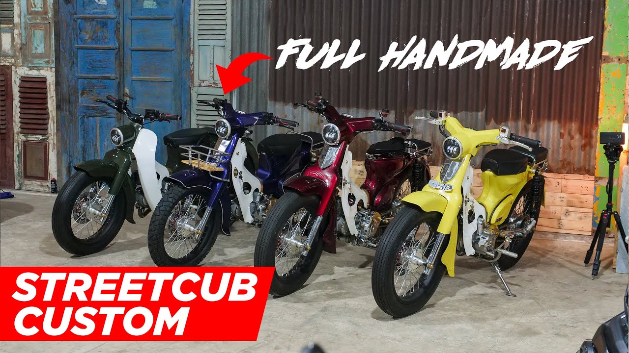 PABRIK STREETCUB DI INDONESIA !! Motor custom Full Handmade