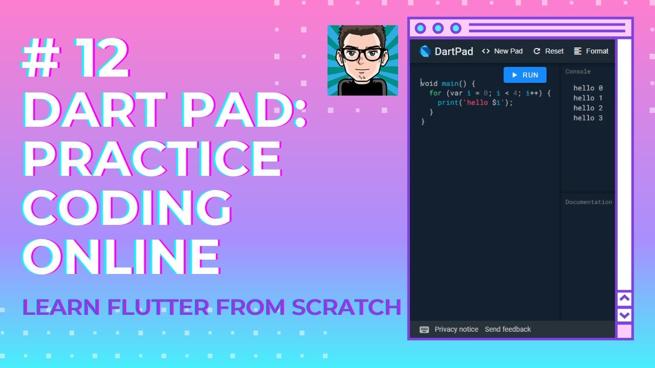 Dart Pad: Practice Coding Online | Easy Flutter Tutorial Series For Beginners