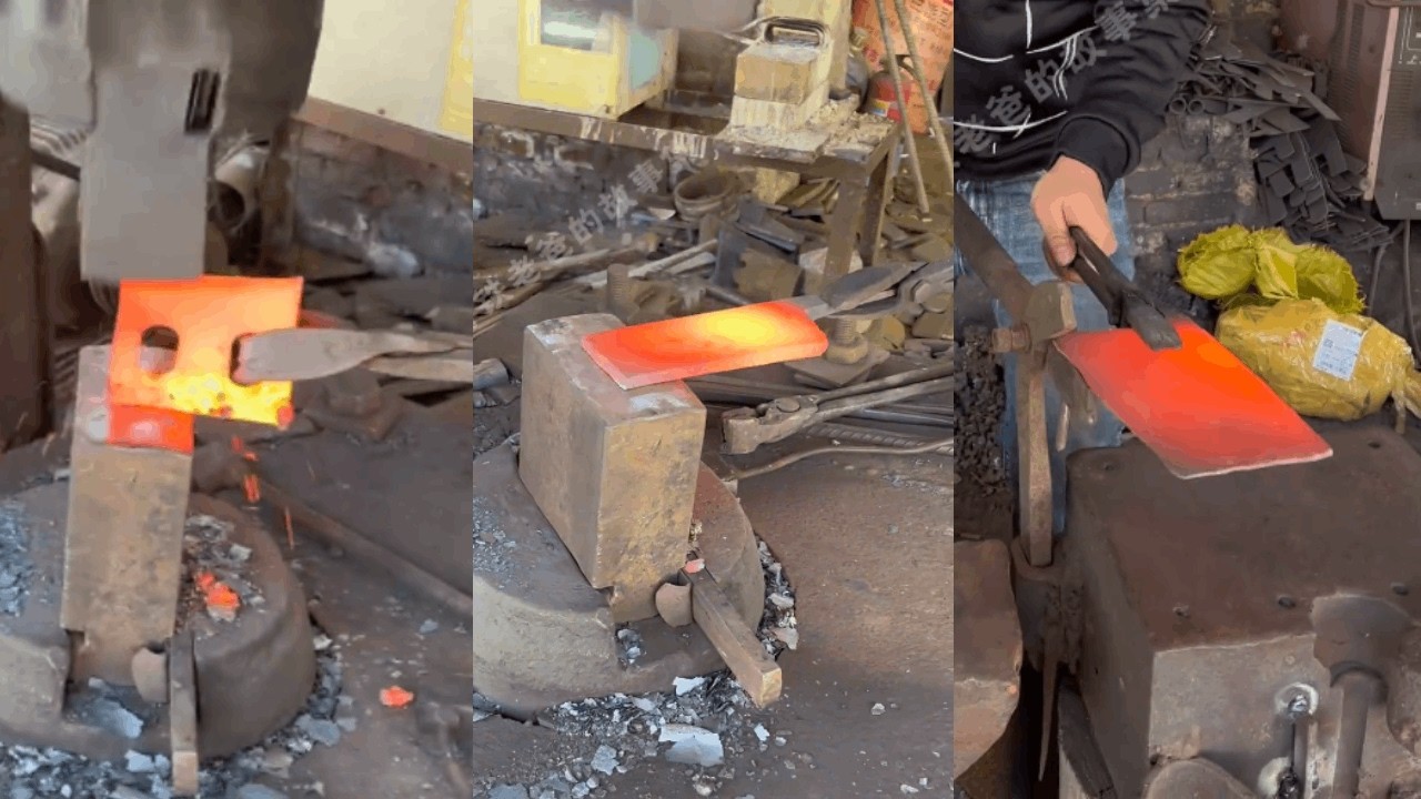 Can this shape also be forged into a vegetable knife? #Cultural Heritage #Craftsmanship