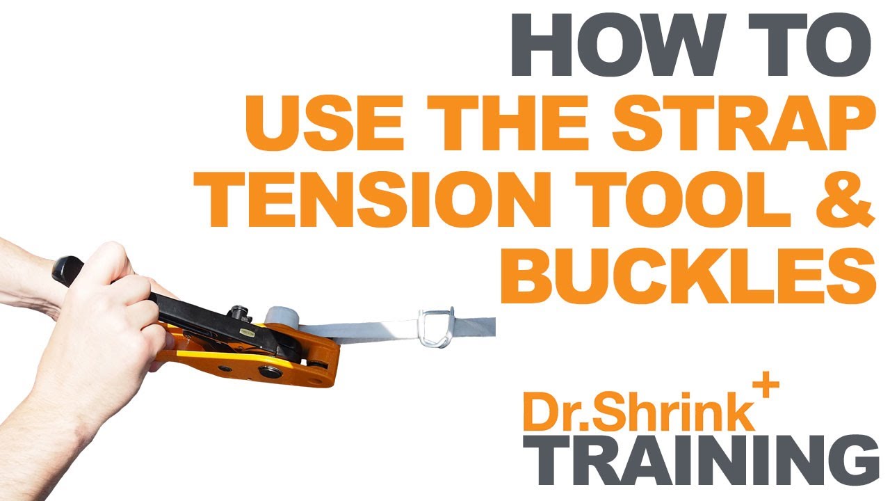 Как использовать инструмент для натяжения ремня с плетеной шнуровой лентой и пряжками для термоус...