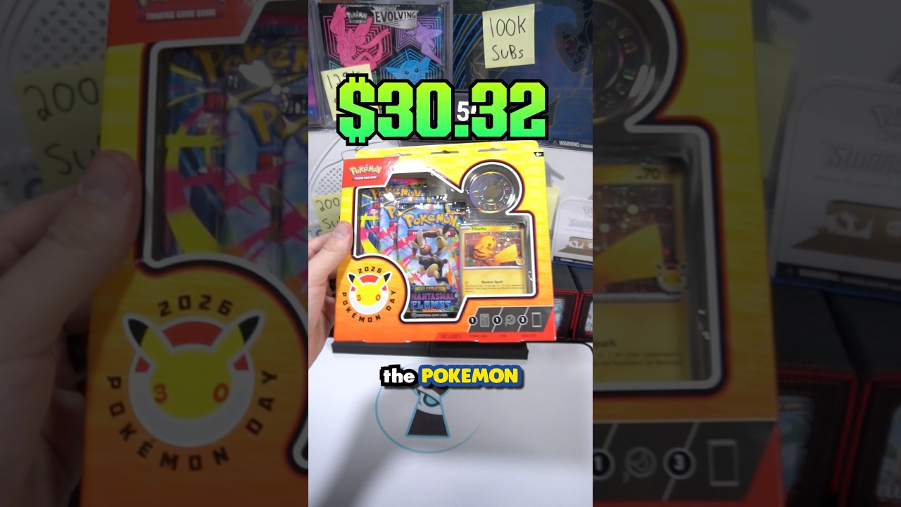 Opening 30th Pok&eacute;mon Day Box (2026)