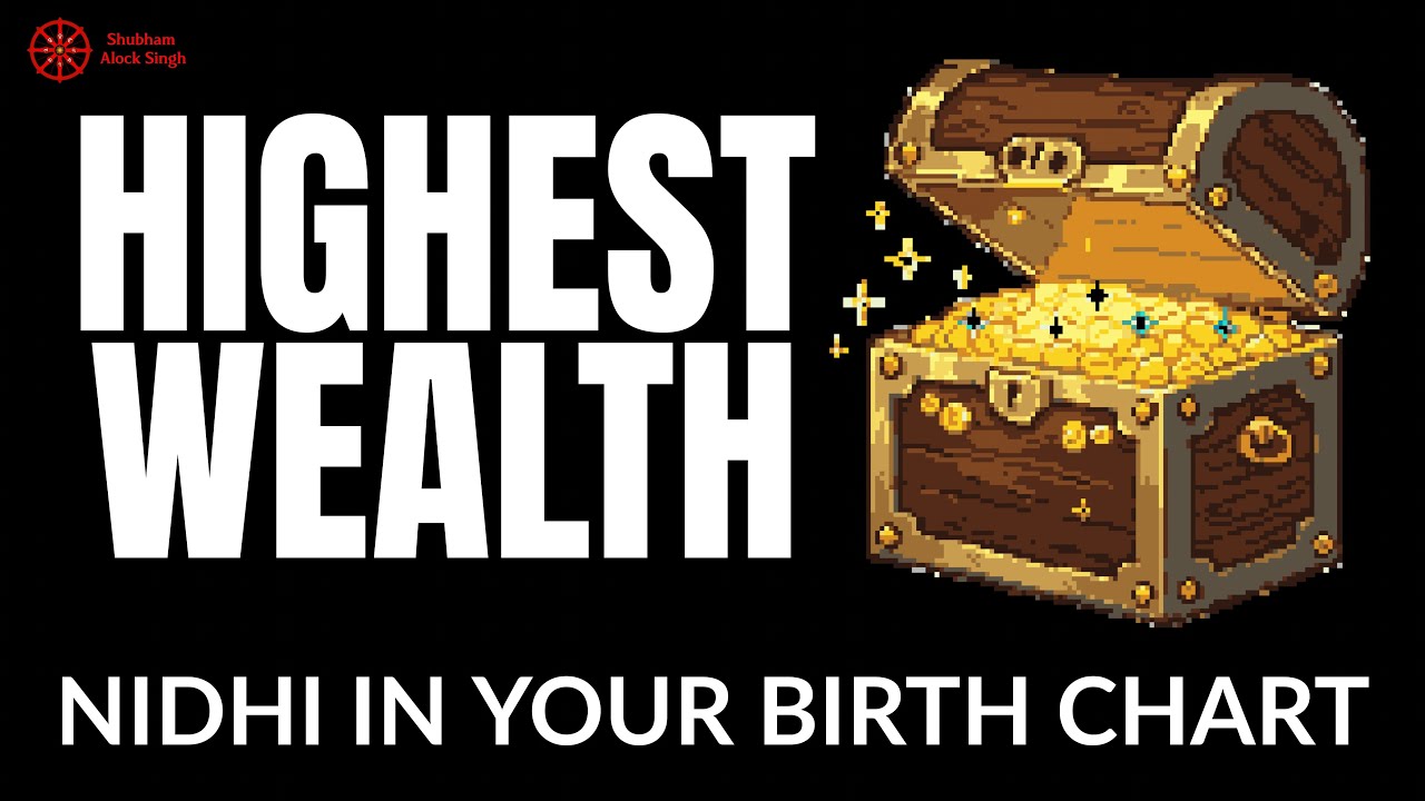Highest Wealth - Nidhi's the blessings of Goddess Lakshmi in Horoscope | Astrology of Wealth