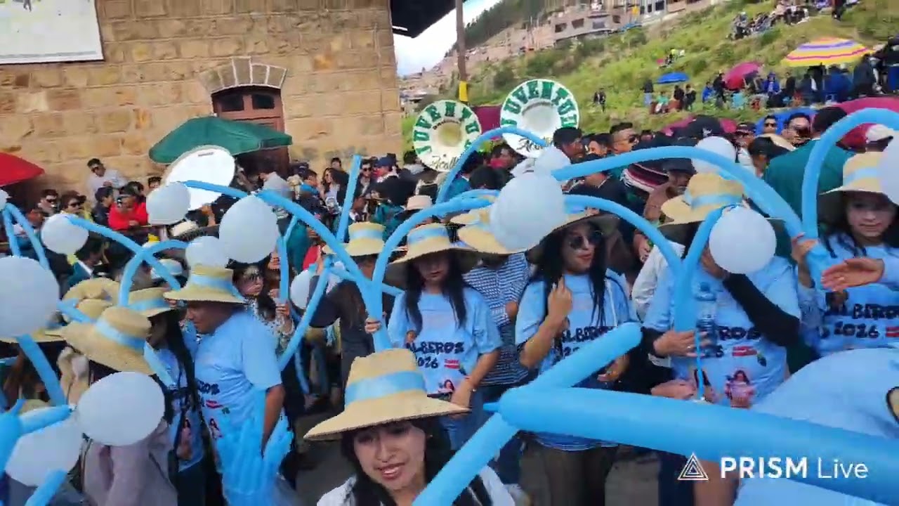Llegada de bandas en honor al Niño dulce nombre de Jesús Huancavelica 2026