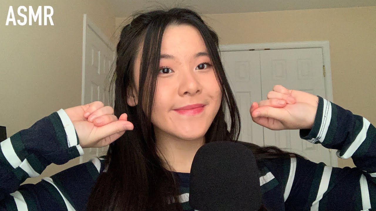 ASMR HAND SOUNDS (finger snapping, finger fluttering)