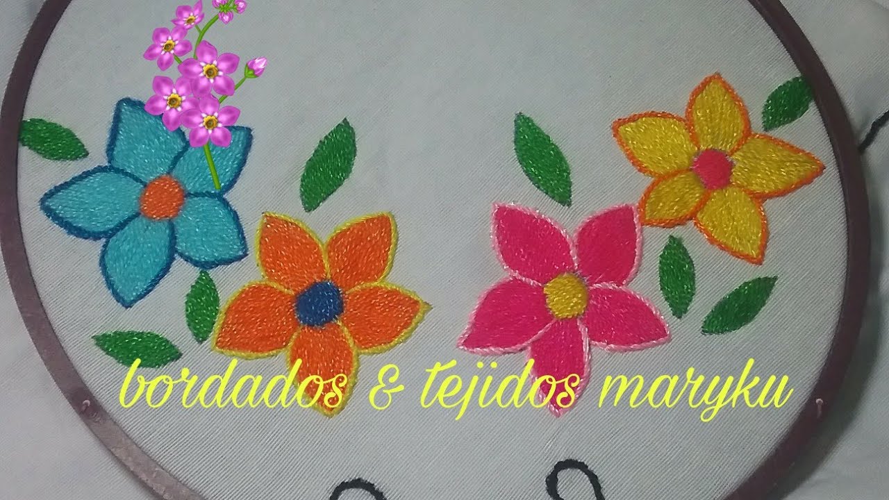 BORDANDO FLORES PEQUEÑAS