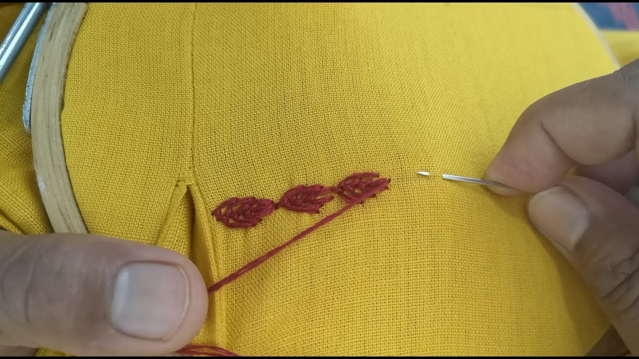 Lambani Banjara Hand Embroidery Tutorial For Blouse and Kurtあ