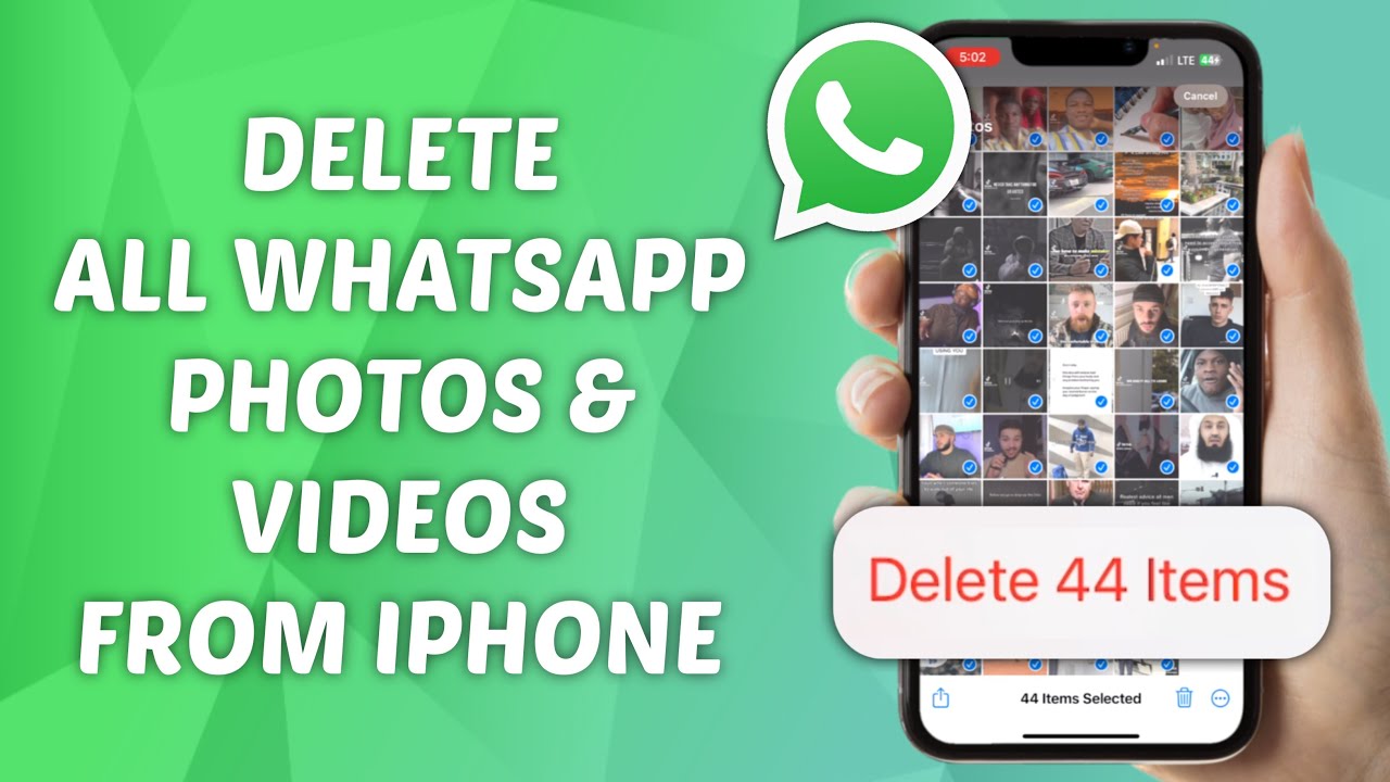How to Delete All WhatsApp Photos & Videos from iPhone