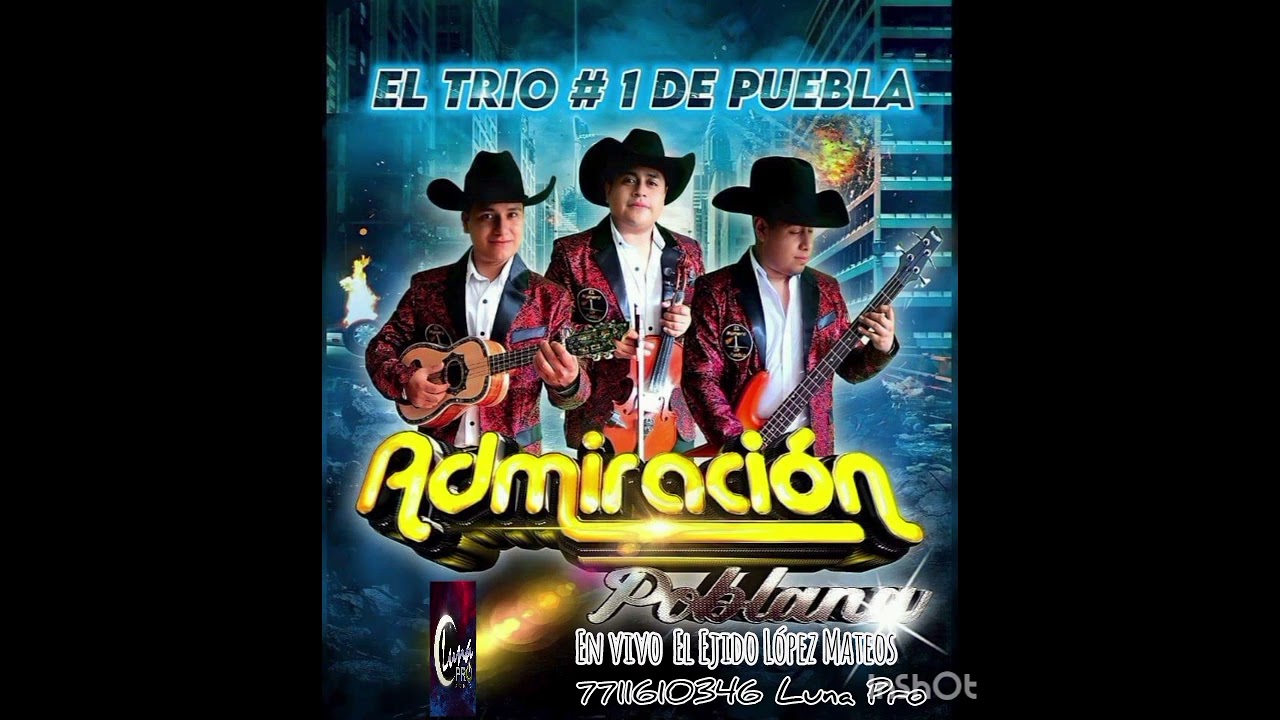 Trío Admiración Poblana, en vivo Ejido López Mateos 2023, TENANGO de Doria Hgo