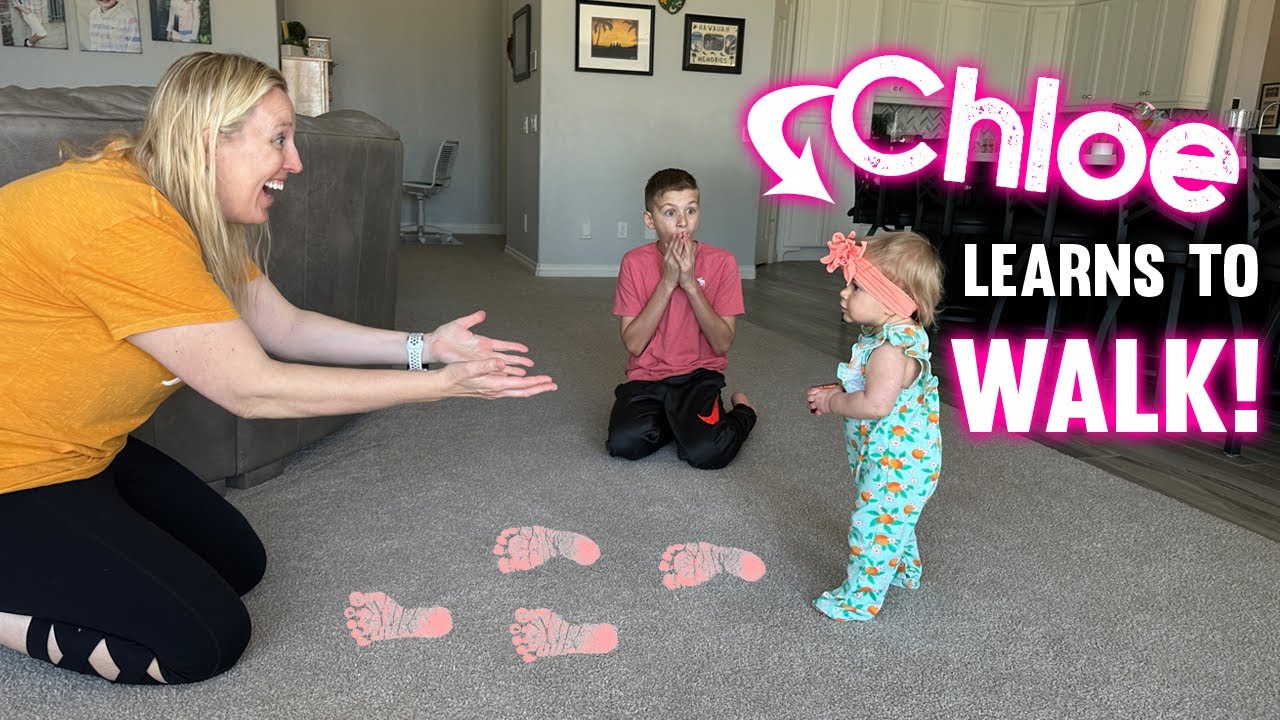 Chloe Learns to Walk!!!