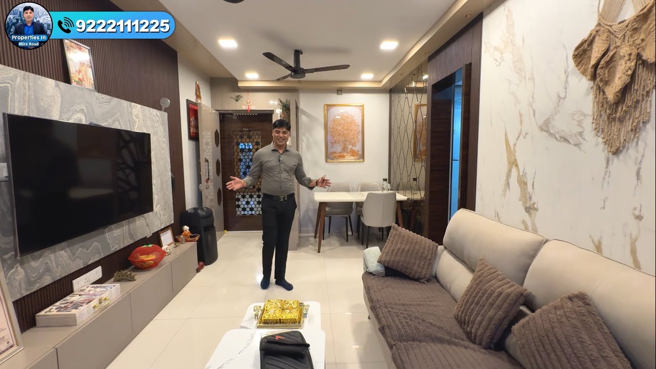 FURNISHED 3BHK WITH STILT CAR PARK IN JP NORTH MIRA ROAD #3bhk #miraroad @propertiesinmiraroad