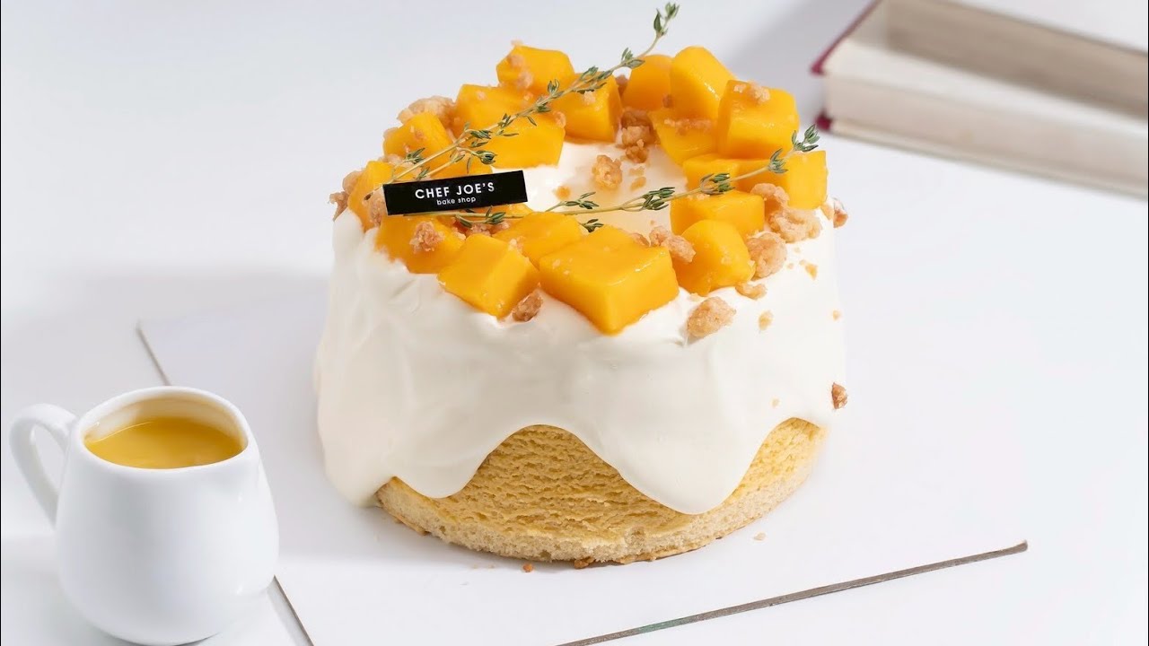 ช๊อตเค้กมะม่วงครีมลาวา Mango Shortcake ทำขนมกับเชฟโจ Ep.