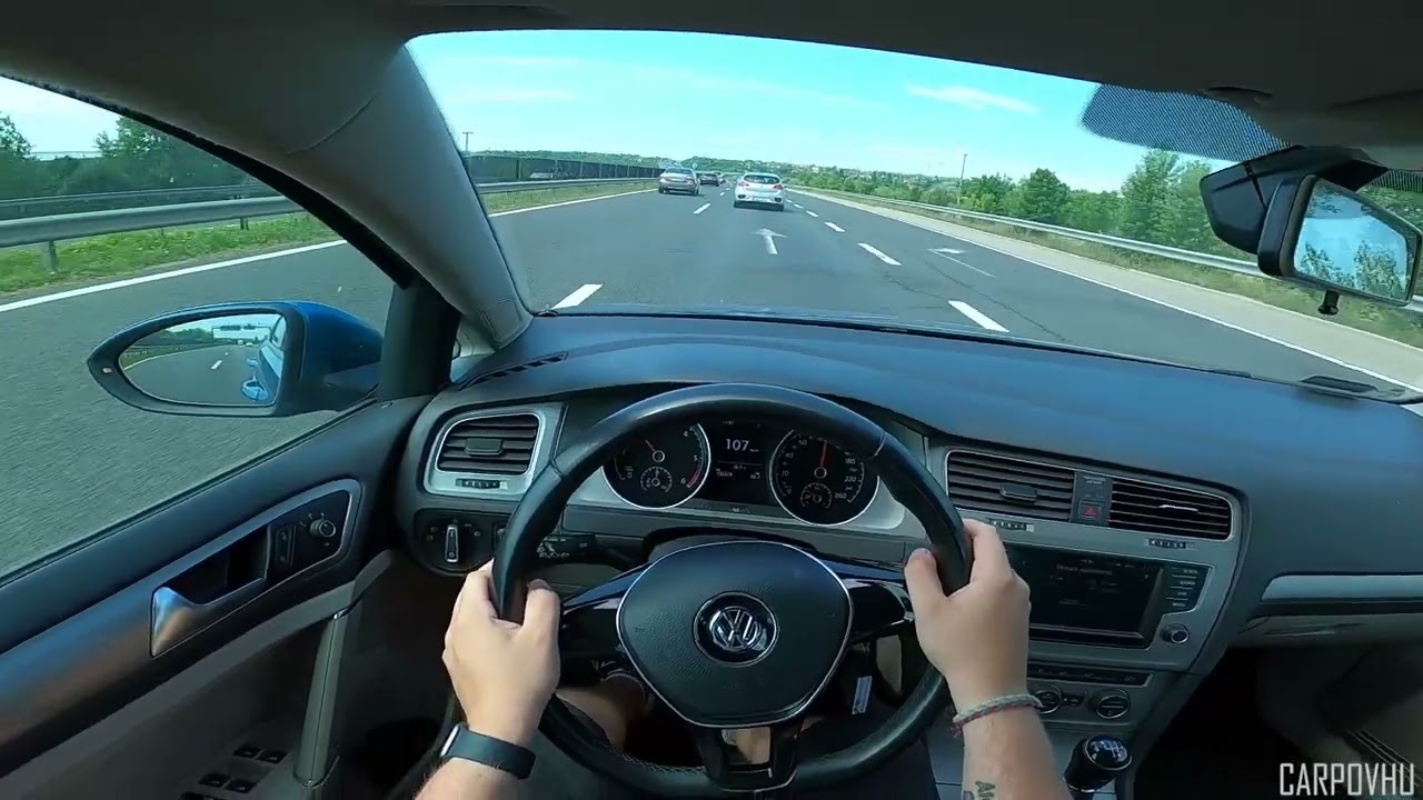 2016 Volkswagen Golf 7 Variant 1.6 TDI 5M 81 kW (~110 le) - Hungarian POV Drive - Magyar POV Videó